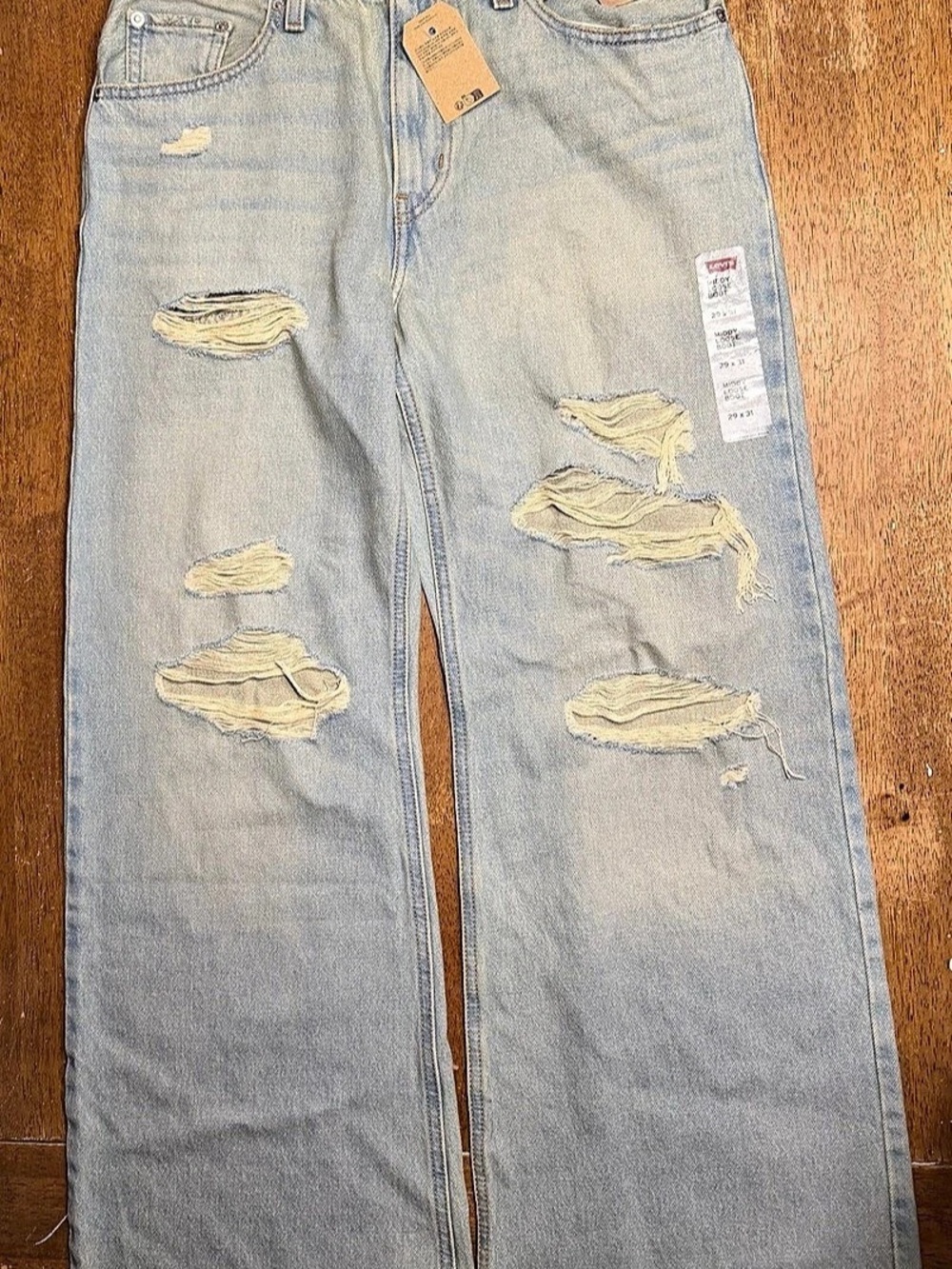 Levi's Middy Loose Bootcut Jeans in Blue Waist 29 x 31
